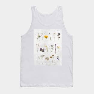 Dried Flower Collage Tank Top